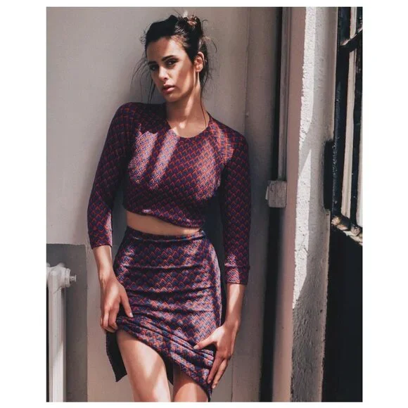 American Apparel |Textured Midi Pencil Skirt | VERY GOOD! - Picture 9 of 9